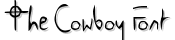 The-Cowboy-Font font